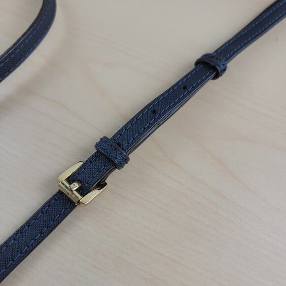 Michael Kors Navy Saffiano Leather Crossbody Bag - Picture 7 of 13